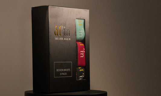 ál'in Mens Multi Style Cotton Boxer Briefs 3 Pack