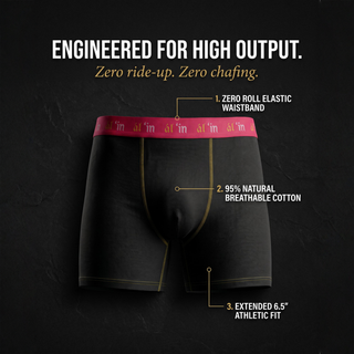 Performance Cotton Boxer Briefs - 6 Pack